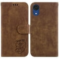 thumbnail image 2 of Compatible with Samsung Galaxy A03 Core Embossed Cute Tiger Flip Folio Wallet Case Card Pocket Holder Cover, 2 of 5
