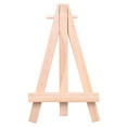 thumbnail image 6 of 24 Pack 5 Inch Mini Wood Display Easel Natural Wooden Tripod Holder Stand for Displaying Small Canvases and Photos, 6 of 8