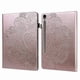 thumbnail image 1 of For Samsung Galaxy Tab S10 FE+ Case Peacock Flower Pattern Card Holder Leather Tablet Cover - Rose G, 1 of 5