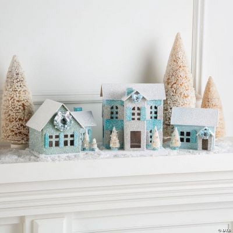 DIY House Assortment, Christmas, Craft Kits, 3 Pieces