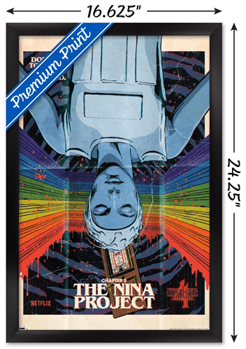 Netflix Stranger Things: Season 4 - The Nina Project Wall Poster, 14.725" x 22.375" Framed
