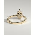 thumbnail image 6 of CAPRICARATS 3.00 Ct Pear Cut Moissanite Solitaire Engagement Ring, Hidden Halo, 10K Yellow Gold, 6 of 6