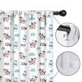 thumbnail image 4 of Blackout Kids Curtains,White Cow Milk Cow Pattern Childrens Insulated Curtains Set Of 2,Bedroom Essentials,Toddler Room Decor 42x54in(106x137cm), 4 of 5