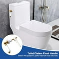 thumbnail image 6 of Taituoti Traditional Porcelain & Gold Victorian White Toilet Cistern Lever Flush Handle, 6 of 9