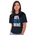 thumbnail image 5 of Aye He's Mine Boyfriend Girlfriend Women's Graphic T Shirt Tees Brisco Brands S, 5 of 5