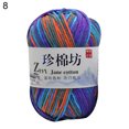 thumbnail image 1 of HEVIRGO 4 Strands Colorful Cotton Crochet Knitting Sweater Hat Baby Clothes Woolen Yarn, 1 of 10