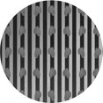thumbnail image 1 of Ahgly Company Machine Washable Indoor Round Transitional Dark Gray Area Rugs, 6' Round, 1 of 7