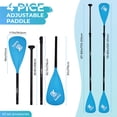 thumbnail image 5 of Kayak Paddle SUP Paddle,KOETSU 2-in-1 Adjustable Aluminum Alloy Boat Paddle Oars 67-83in, Detachable Canoe Board Paddle with Anti-Slip Grip,Blue, 5 of 10