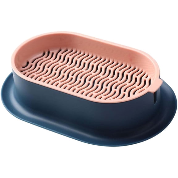 Hydroponic Cat Grass Planter Sprout Tray, Wheatgrass Catnip Seed Sprouting Trays Nursery Planting Boxes, Indoor Pet Cat Gardening Supplies, Soil-Free No Mess Non-Toxic Easy Grow Tray,Pink,7.44"