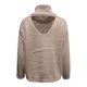 thumbnail image 3 of Gibobby Suéter de cuello alto mujer, Suéter de Manga Larga con Cuello Alto y Tachuelas Suéter para Mujer, casual, ropa cálida de moda(Caqui,CH), 3 of 5