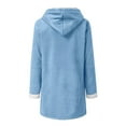 thumbnail image 5 of Mid Length Jacket For Women Soft Outerwear Cozy Lined Winter Coat Warm Thick Casual Fashion Loose Fit Comfortable Daily Wear, 5 of 5