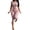 Pink, variant on Comdrip Women's Striped Two Piece Loungewear Set Cropped Top And High Waist Leggings Casual Outfit Hot Pink L