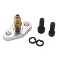 thumbnail image 2 of de compresor para T3, T4, T35, , T60, T67, , T76, T6061 Billet Alu, Orificio Central para Accesorios AN4 Baoblaze Junta de brida de entrada de alimentación de aceite, 2 of 8
