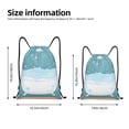 thumbnail image 2 of Lsque Bathtub with Soap Bubbles Print Drawstring Backpack Bag Sport Gym Sackpack Cinch Bags Drawstring Bags Draw String Sport Bag-Small, 2 of 6
