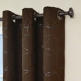 thumbnail image 4 of Eclipse Zodiac Blackout Grommet Curtain Panel, Brown, 42 x 63, 4 of 4