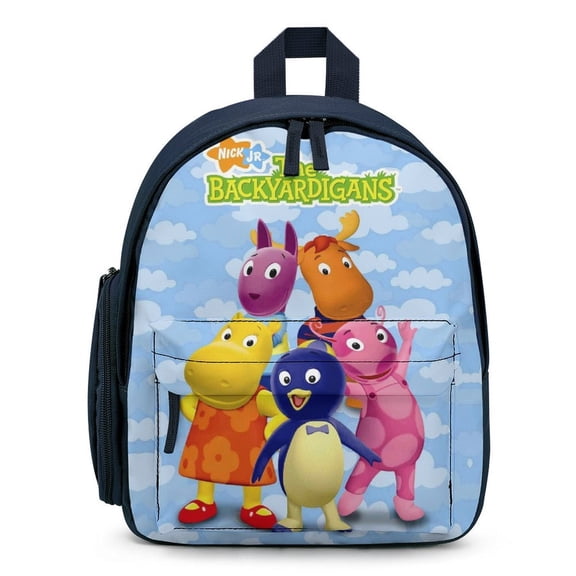 Back-yardigans Cute Lightweight Backpack Shoulder Bag Small Bookbag Daypack Travel Camping