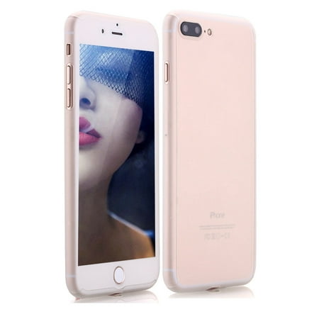 Full Body Protection - iPhone 7 Plus Case, AIcase 360 Full Body Protection Ultra Thin Slim Shockproof Hard Case Cover with Tempered Glass for Apple iPhone 7 Plus - Clear