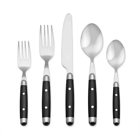 Hampton Forge Astoria Black 20 Piece Flatware Set