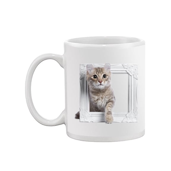 Kitten And Frame Mug -Image by Shutterstock,