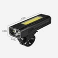 thumbnail image 3 of EUDIDV Portable Flashlight Flashlight Light Source Lamp Bicycle Riding Lights LED Flashlight COB Lighting Waterproofing Grade IPX6 Snap Bracket Built-in Magnet Durable Torch Bright, 3 of 7