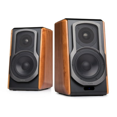 Digital Optical Speaker System Edifier S1000DB Audiophile Active Bookshelf Speakers - Bluetooth 4.0 - Optical Input - Powered Near-Field Monitor Speaker ()