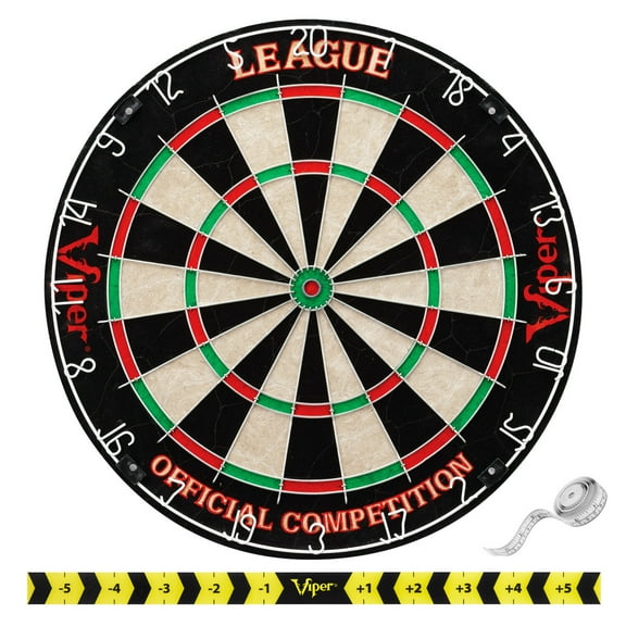 Viper League Regulation Size Steel Tip Sisal Dartboard