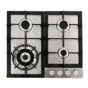 24 in. Gas Cooktop in Stainless Steel with 4 Sealed Burners