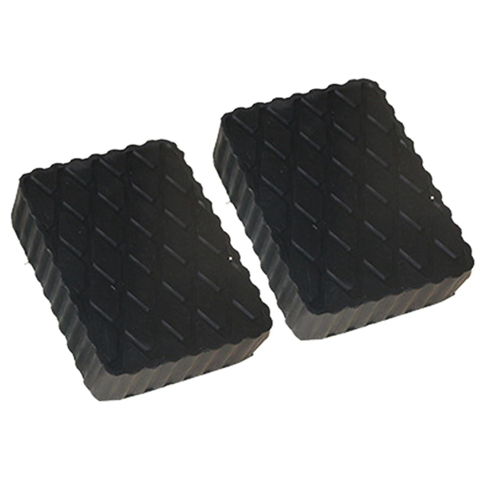 Wzmzjy 2 Pieces Generic Car Jack Pads Rubber Mats Thickened Auto Lift Supports Car Lift 12x8x2cm