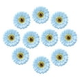 thumbnail image 3 of Clips de Cabello 10 Pcs Soledad Diademas de Flor Artificial Azul, 3 of 10