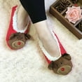 thumbnail image 2 of Christmas Slippers House Shoes for Women Fluffy Soft Cozy Bedroom Cartoon Plush Cute Slippers for Indoor Outdoor Use, 2 of 9