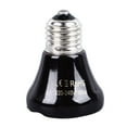 thumbnail image 2 of Ceramic Heat Emitter, No Light Emitting Heat Bulbs, Reptile Heat Lamp Bulb With Stable Temperature For Reptiles, Amphibian, Chicken, Dog, 2 of 8