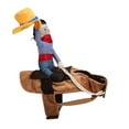 thumbnail image 2 of Pet Costumes Cat Riding Transformer Costume Spooky Halloween Dog Clothes S-XL, 2 of 6
