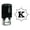 Black, variant on Printtoo Octagon Celtic Swirl Frame Alphabet K Monogram Self Inking Rubber Stamp Office Stationary