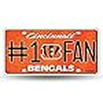 thumbnail image 3 of Cincinnati Bengals #1 Fan Metal License Plate, 3 of 4