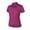 Mulberry, variant on Monterey Club Women's Floral Emboss Texture Golf Polo Shirt #2096