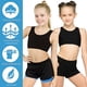 thumbnail image 1 of Qarigey 2 unids/set sujetadores de entrenamiento para niñas durabilidad y costura fina sujetadores de entrenamiento para niñas ropa interior Ropa interior Negro 2 piezas, 1 of 6
