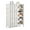 White, variant on 6-Tier Shoe Rack with Privacy Curtain, Dust-Proof Shoe Organiser Sturdy and Easy to Assemble, Ideal For Wardrobe Entrances, Hallways And Compact Spaces (Black)