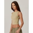 thumbnail image 4 of Women Summer Backless Tank Tops Spring Casual Basic Cute 2026 Sleeveless Shirt Vacation Outfit, 4 of 7