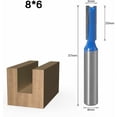 thumbnail image 5 of Juego de brocas para enrutador con vástago universal de 1/4 de pulgada, cuerpos de acero endurecido sólido que garantizan un rendimiento robusto en todas las tareas de carpintería, hojas de carburo, 5 of 5