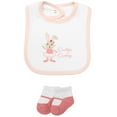 thumbnail image 6 of Hudson Baby Infant Girls Cotton Layette Set, Ballet Bows Bunny, 9-12 Months, 6 of 7