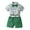Green, variant on Vedolay Boys Short Set Boys Clothing Sets Short Sleeve Tee and Shorts Boys' Short Sets,Green 6-12 Months