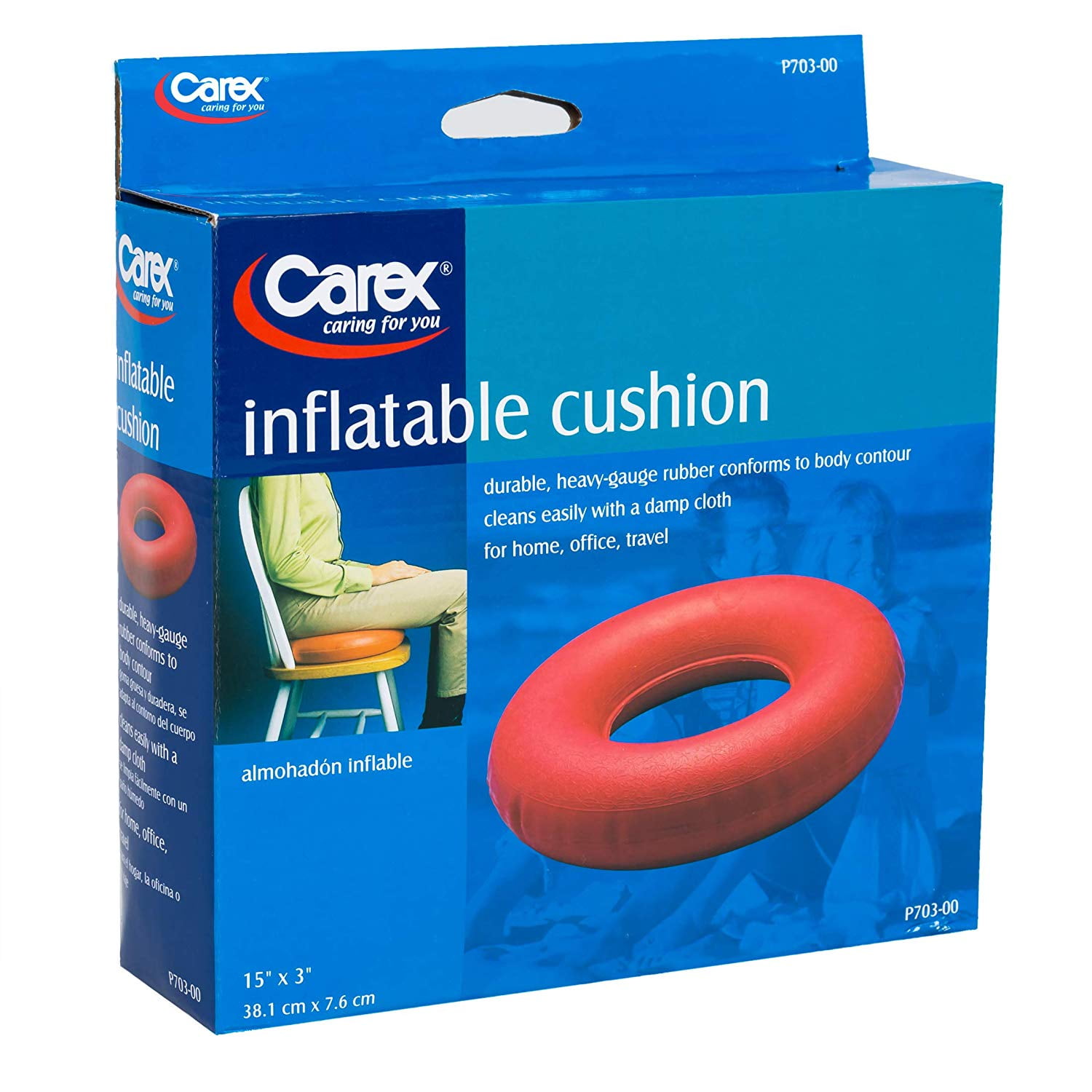 Firm and Durable Cushion Detachable Velvet Cover. Tailbone Hemorrhoids Surgery Non-Slip Chair Pad HZDY Premium Memory Foam Donut Seat Cushion Pillow Sciatica