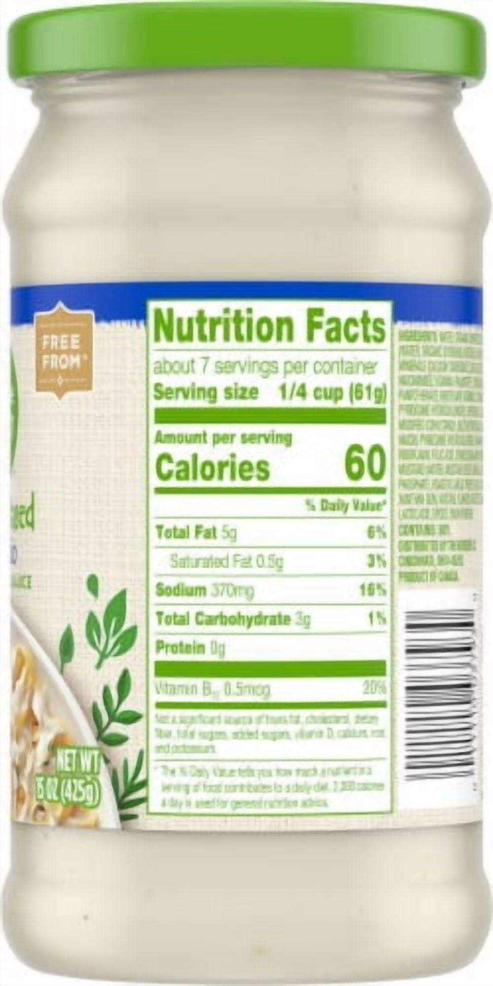 Simple Truth Alfredo Vegan Pasta Sauce