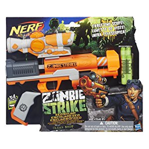 nerf zombie strike zed squad clear shot blaster