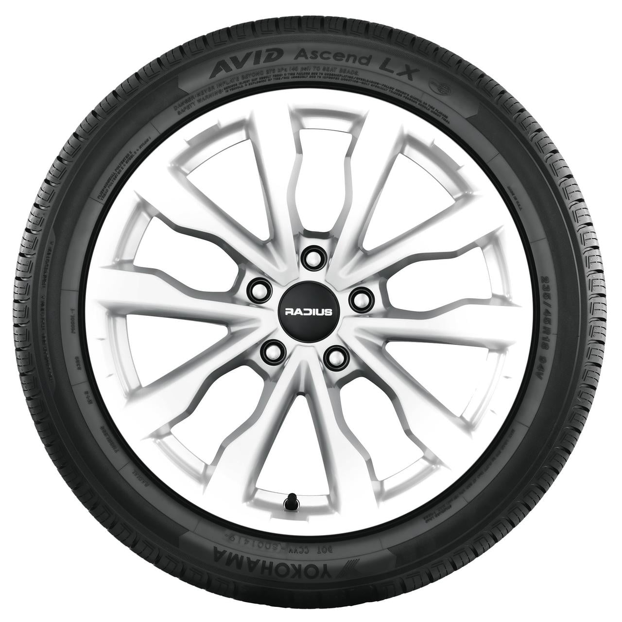 Yokohama Avid Ascend LX All Season 235/45R18 94V Passenger Tire Fits: 2010-12 Nissan Altima SR, 2013-14 Honda Accord Sport Yokohama Avid Ascend LX All Season 235/45R18 94V Passenger Tire Fits: 2010-12 Nissan Altima SR, 2013-14 Honda Accord Sport Sansujyuku sansujyuku.com