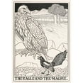 thumbnail image 2 of Percy J. Billinghurst 18x24 Gold Ornate Framed and Double Matted Museum Art Print Titled - The Eagle and the Magpie (1900), 2 of 4