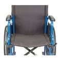 thumbnail image 5 of Fauteuil Roulant Blue Streak avec Accoudoirs Rabattables, Repose-Pieds Surélevés, Siège 20 Pouces", 5 of 5