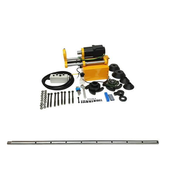 Line Portable Boring Machine Hole Drilling Tool Dia 45-180mm with 4.9ft Boring Bar for Excavating Machinery Maintenance
