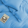 thumbnail image 4 of IR Imperial Rooms 2 PC Duvet Cover Set Plain Microfiber Button Closer Adult Light Blue Color Twin, 4 of 6