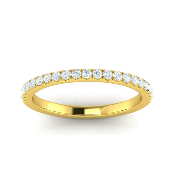 1/3 Carat TW Diamond Wedding Band in 10k Yellow Gold (G-H, I1-I2)